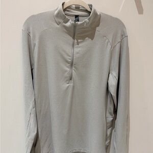 Lululemon Athletica light gray Quarter-Zip Pullover